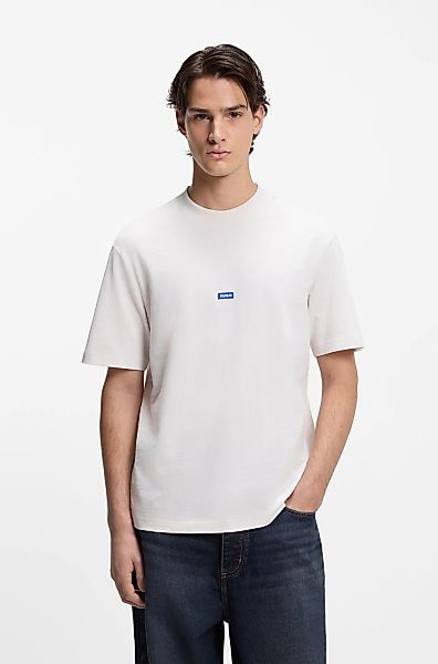 HUGO Blue T-Shirt "Nieros", mit Logo-Patch günstig online kaufen