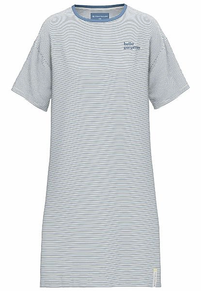 TOM TAILOR Nachthemd "Westport", Streifendesign, Kurzarm, Rundhalsausschnit günstig online kaufen