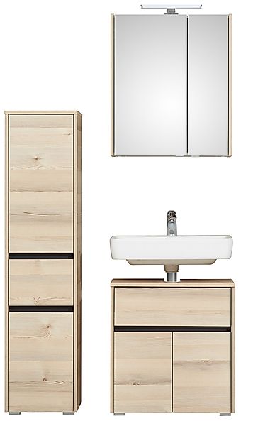 Saphir Badmöbel-Set "Quickset 393" Komplett-Set, 3 Stk. tlg. günstig online kaufen