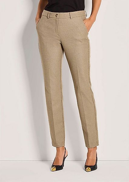 MADELEINE Stoffhose Mid Waist Chinohose mit Bügelfalten Businesshose in sch günstig online kaufen