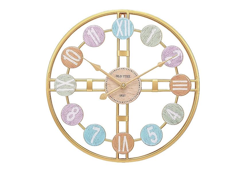Yorbay Wanduhr Groß Ohne Tickgeräusche, Wanduhr Gold Vintage, Wanduhren (fü günstig online kaufen