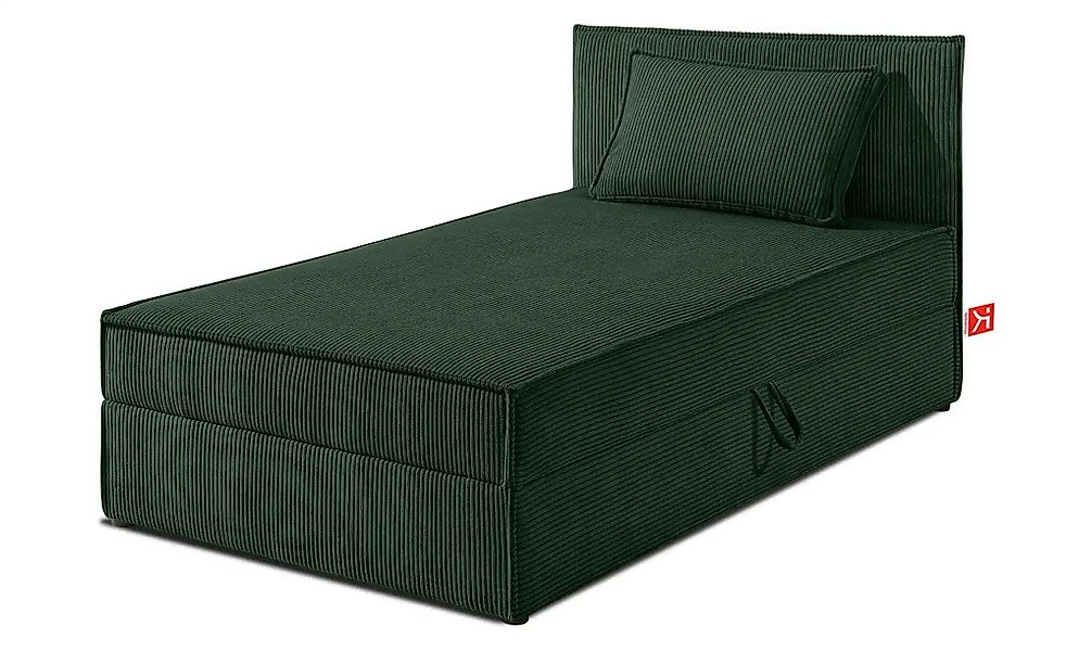 KONSIMO Boxbett mit Stauraum  H2 Roti ¦ grün ¦ Maße (cm): B: 95 H: 89 Bette günstig online kaufen