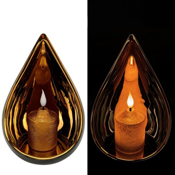 Online-Fuchs Windlicht - Kerzenhalter Tropfen mit günstig online kaufen