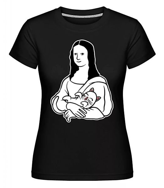 Mona Lisa Cat · Shirtinator Frauen T-Shirt günstig online kaufen