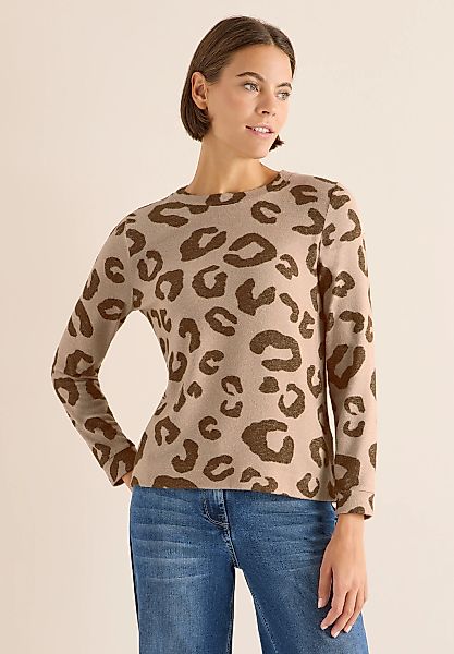 Cecil Langarmshirt, aus softem Materialmix günstig online kaufen