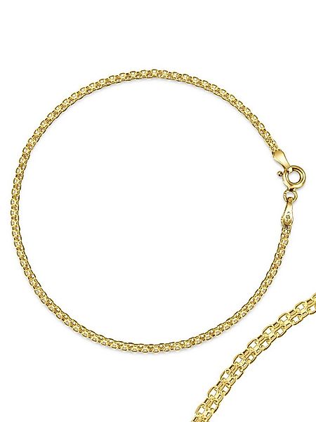 Antares Gold Goldarmband Doppelpanzerarmband 14K Gold – 19 cm, 2 mm, Hellgo günstig online kaufen
