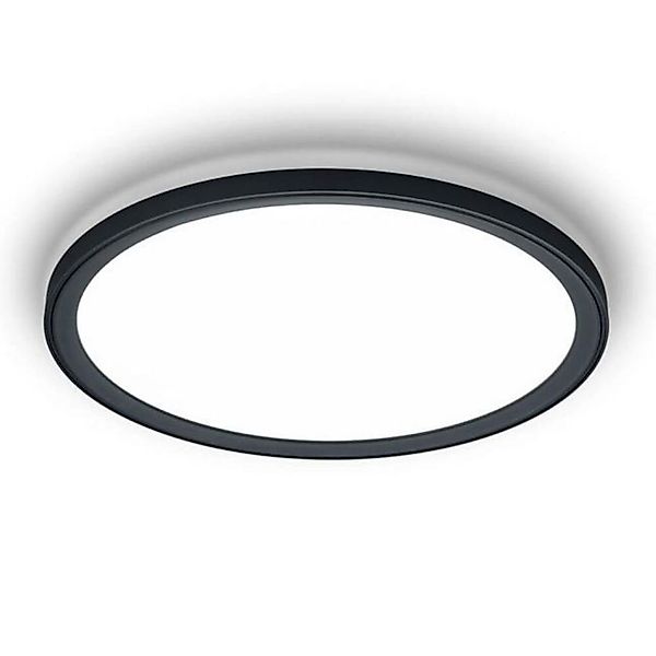 LED Deckenleuchte Dawa in Schwarz-matt 50W 4190lm günstig online kaufen