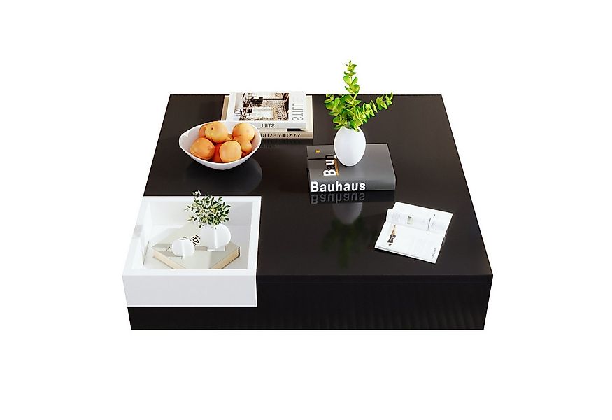 Merax Couchtisch mit herausnehmbarer Aufbewahrungsbox, Wohnzimmertisch Hoch günstig online kaufen