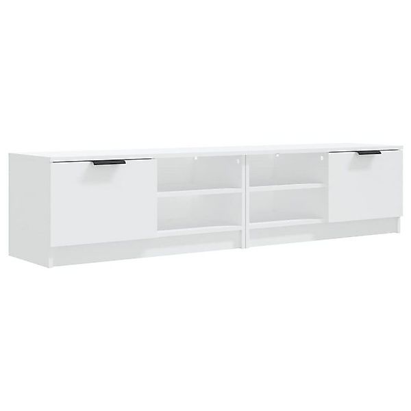 furnicato TV-Schrank TV-Schränke 2 Stk. Weiß 80x35x36,5 cm Holzwerkstoff (1 günstig online kaufen