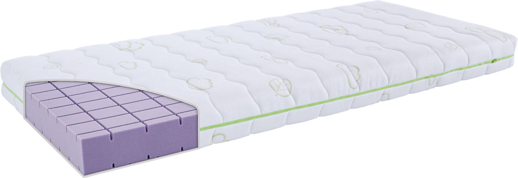 Träumeland Jugendmatratze "Matratze VOLLMOND" 14 cm hoch 1-tlg., 1 Stk. tlg günstig online kaufen