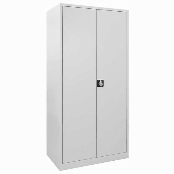 ADB Mehrzweckschrank Flügeltürenschrank 4 Fachböden (BxHxT) 920 x 1950 x 50 günstig online kaufen