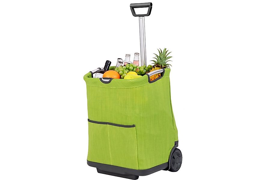 COSTWAY Einkaufstrolley, 50 l, klappbare Einkaufwagen, leicht stabil Alumin günstig online kaufen
