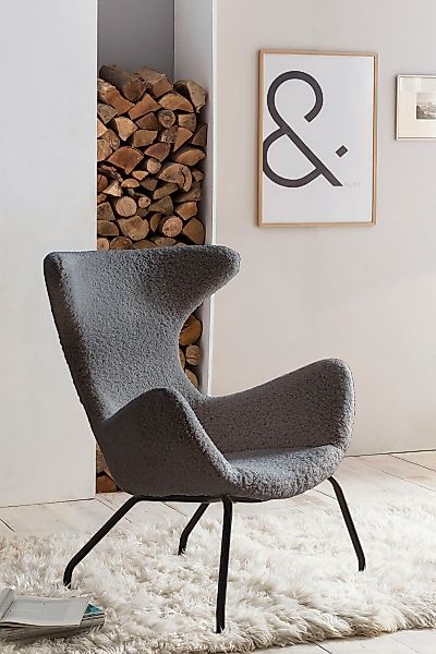 SalesFever Relaxsessel, mit weichem Teddyfellbezug günstig online kaufen