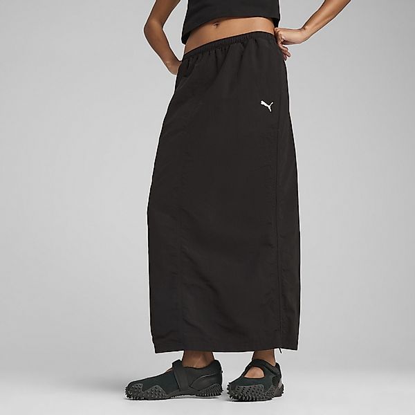 PUMA Jerseyrock WARDROBE ESS Gewebter Maxirock günstig online kaufen