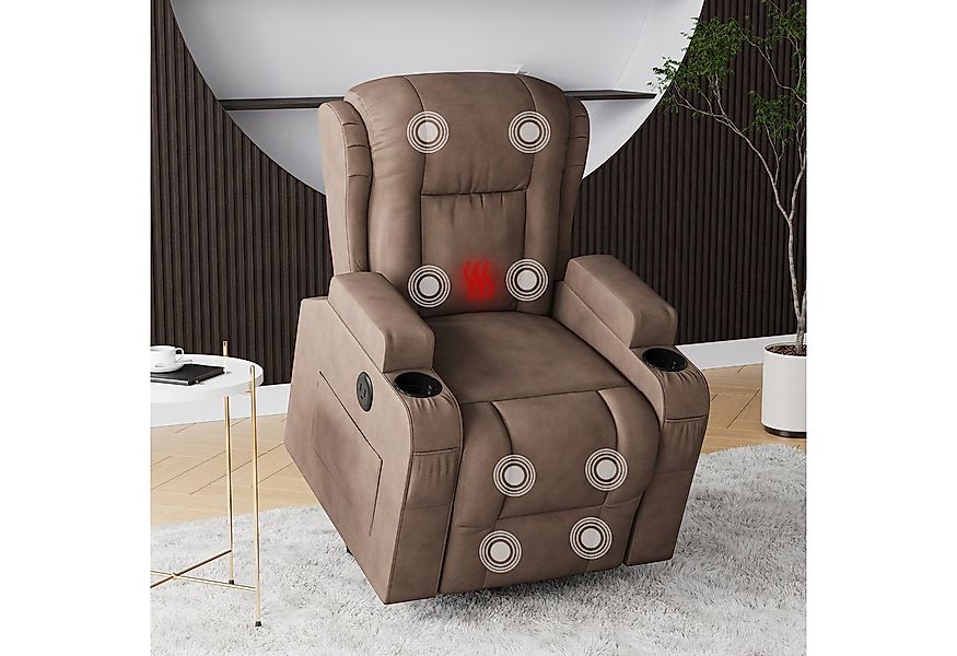 PXloue Massagesessel TV-Sessel Elektrisch Massage Relaxsessel Schlafsessel günstig online kaufen