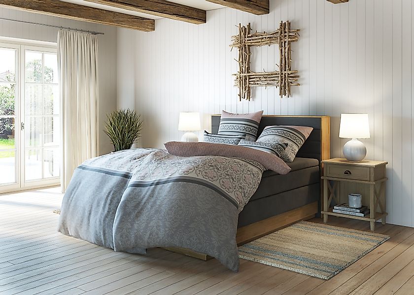 Home affaire Bettwäsche Cremona, Linon, romantische günstig online kaufen