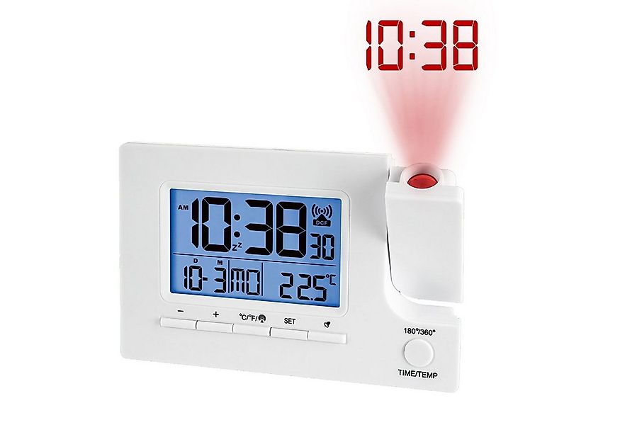 Miraval Funkwecker Funk-Projektionswecker Funkwecker Temperatur Funk-Projek günstig online kaufen