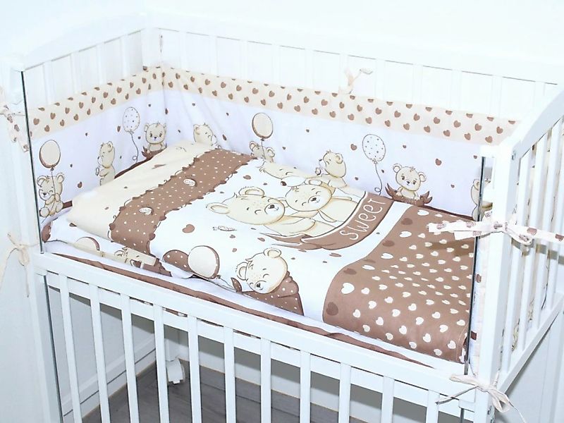 Primawela Beistellbett Baby Bettwäsche für Beistellbett mit Nestchen Spannb günstig online kaufen