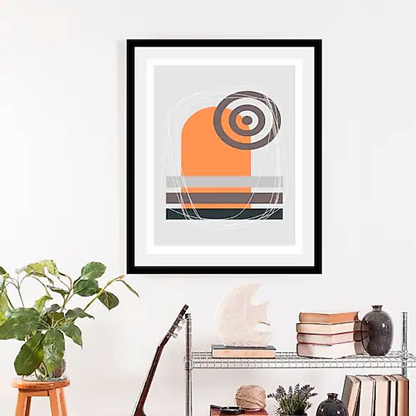 queence Bild »Fia«, Abstrakt-Kunst-Figuren, (1 St.), gerahmt günstig online kaufen
