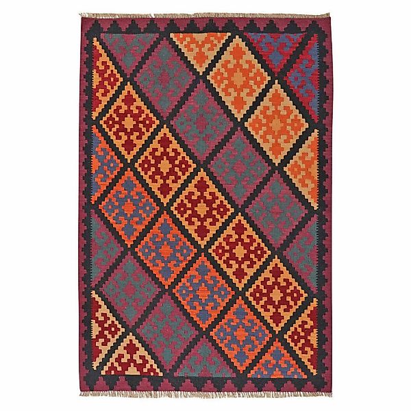 PersaTepp Teppich Kelim Gashgai bunt B/L: ca. 126x189 cm günstig online kaufen