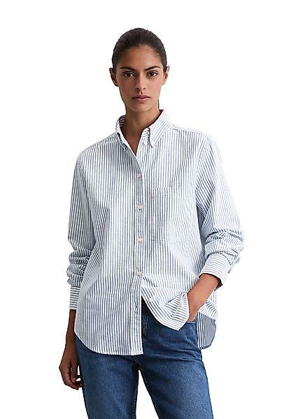 Marc O'Polo Langarmbluse aus Oxford-Cotton günstig online kaufen