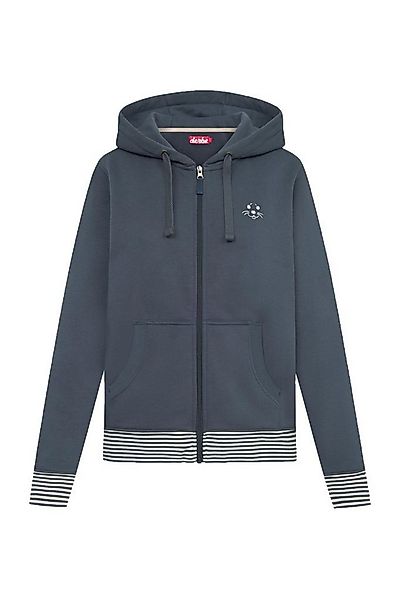 Derbe Kapuzensweatshirt Robbenschnute_Striped Damen Sweatjacke (1-tlg) günstig online kaufen