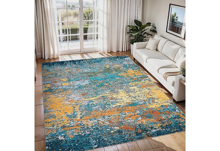 GarveeMore Teppich Abstraktes Muster, rechteckig, Höhe: 5 mm, Perfekt für r günstig online kaufen