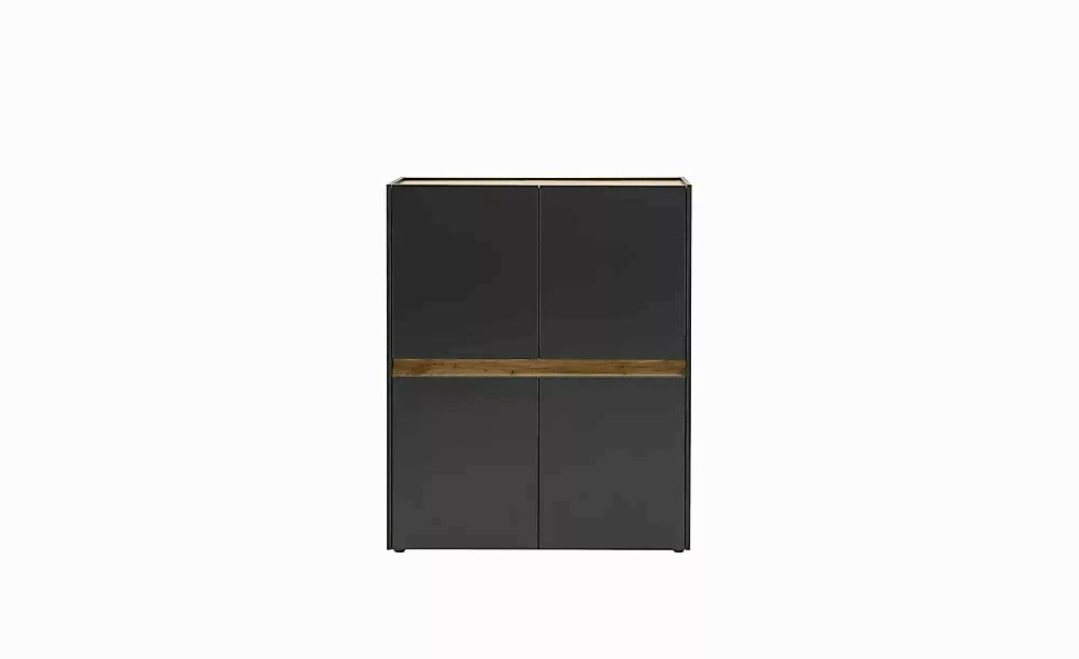 Highboard  Cande ¦ grau ¦ Maße (cm): B: 100 H: 40 Kommoden & Sideboards > H günstig online kaufen