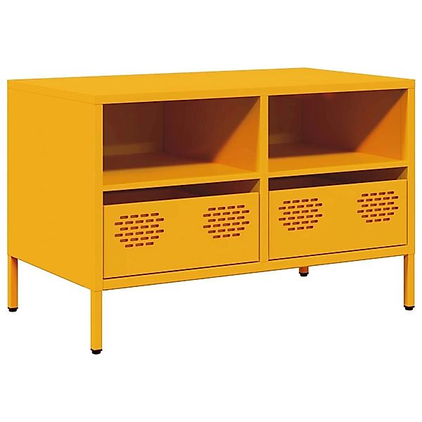 vidaXL TV-Schrank Senfgelb 68x39x43,5 cm Kaltgewalzter Stahl 851319 günstig online kaufen