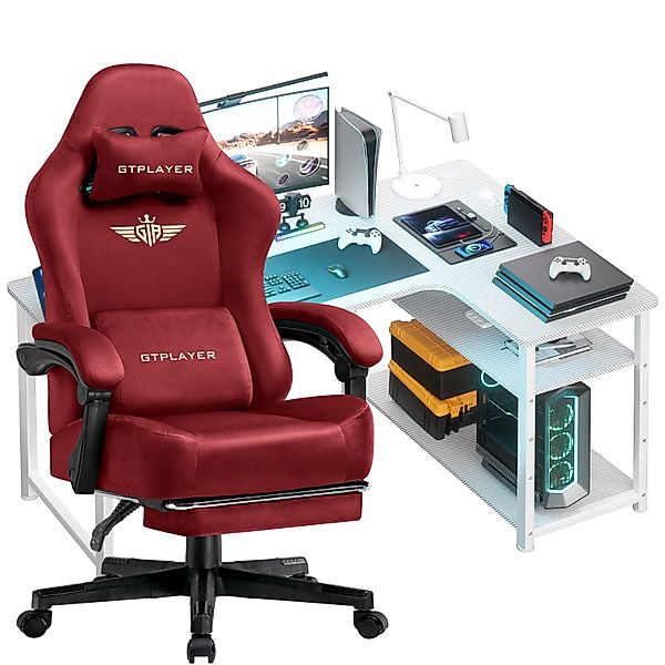 GTPLAYER Gaming-Stuhl Gaming Tisch + Gaming günstig online kaufen