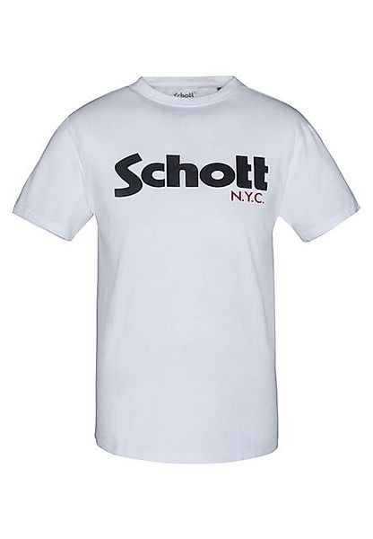 Schott NYC T-Shirt T-Shirt TSLOGO Kurzarmshirt (1-tlg., 1) günstig online kaufen