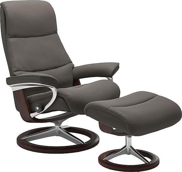 Stressless Relaxsessel "View" Set, Relaxsessel mit Hocker, mit Signature Ba günstig online kaufen