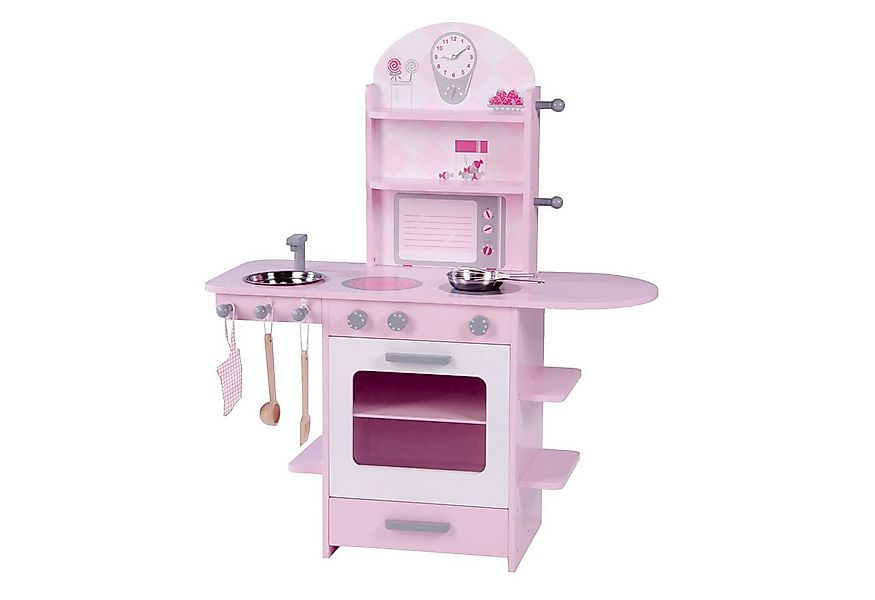 roba® Spielküche Spiel-/ Holzküche Schichtholz, Massivholz, mit Herd, Spüle günstig online kaufen