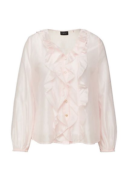 s.Oliver Langarmbluse Bluse Luftige Lyocell-Bluse mit Volants günstig online kaufen