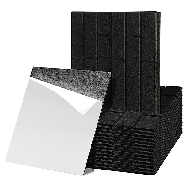 Clanmacy Akustikplatte 18 stuks Akustikplatten Quadratisch günstig online kaufen