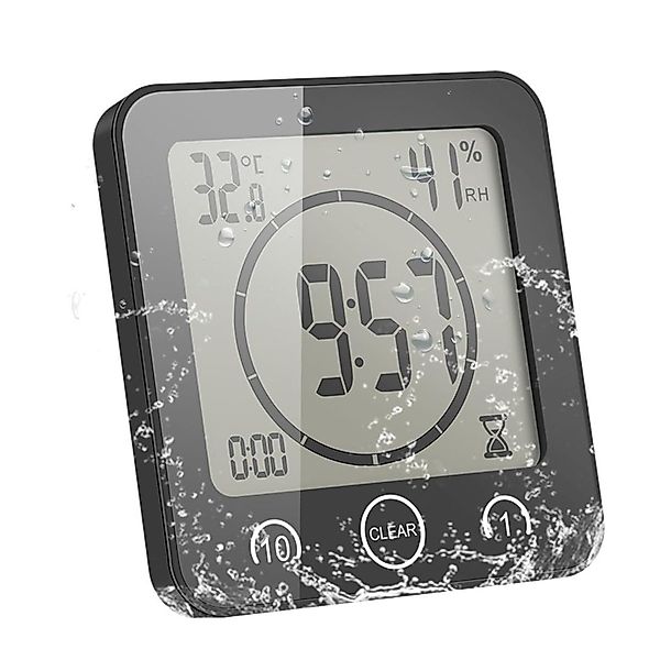 BlingBin Badezimmeruhr Digital Wecker Bad Uhr, günstig online kaufen