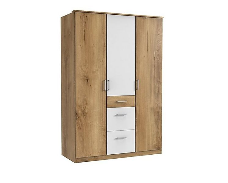 freiraum Kleiderschrank Click (B/H/T: 135x198x58 cm) in Plankeneiche-Nachbi günstig online kaufen