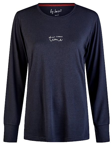 By Louise Pyjamaoberteil Damen Schlafanzugshirt mit langem Arm (1-tlg) Slee günstig online kaufen