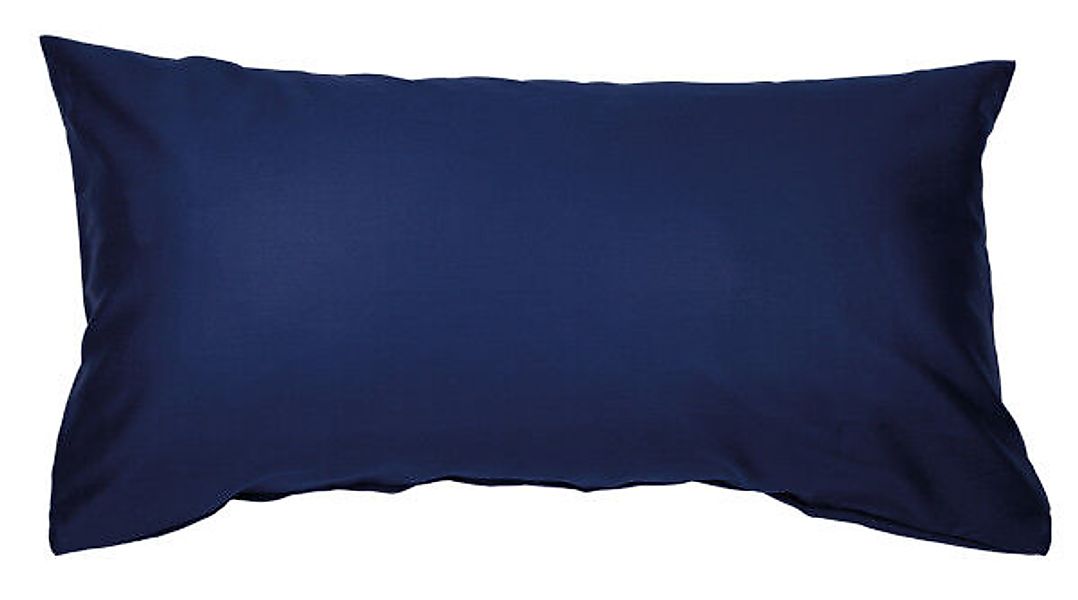 Janine Janine Mako-Satin Bettwäsche Colors 31001 marine Größe:  60x40 cm günstig online kaufen