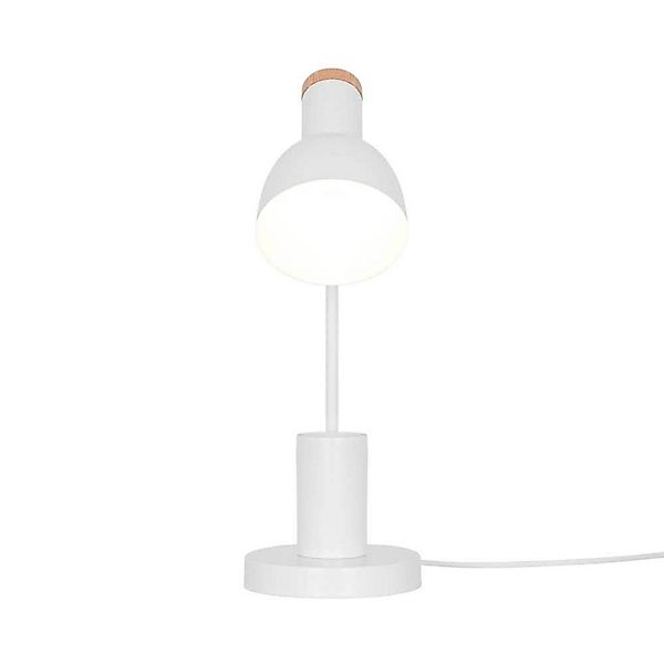 Tischleuchte Devone, weiß, Höhe 43 cm, Metall günstig online kaufen