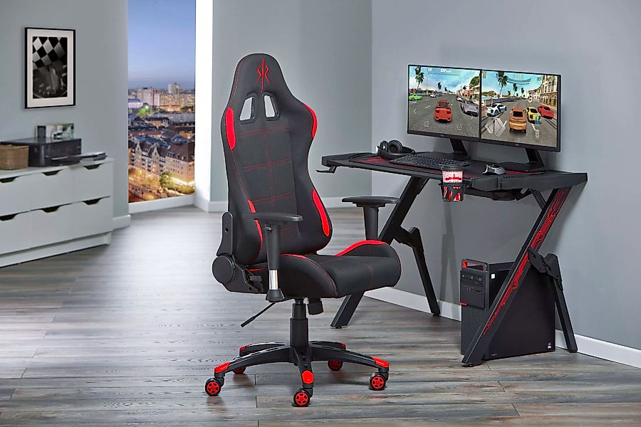INOSIGN Gaming Chair "Gaming", (Set), 1 St., Netzstoff günstig online kaufen