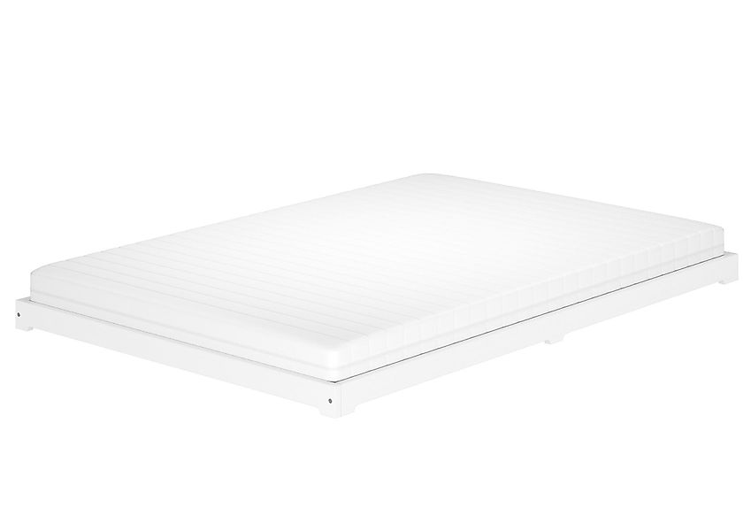 ERST-HOLZ Bett Bodenbett Holzbett Doppelbett Kiefer günstig online kaufen