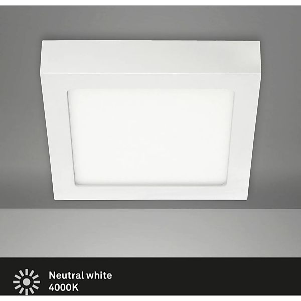 Briloner LED-Decken-& Wandlampe Fire Weiß 12 W günstig online kaufen