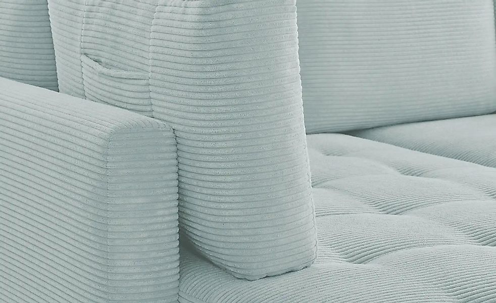 bobb Ecksofa  Arissa de Luxe ¦ blau ¦ Maße (cm): B: 265 H: 84 T: 215.0 Pols günstig online kaufen