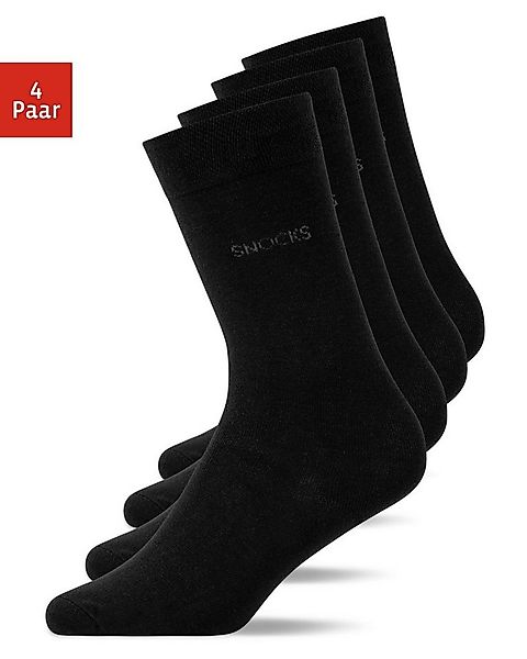 SNOCKS Businesssocken Business Socken (4-Paar) aus Bio-Baumwolle, für jeden günstig online kaufen