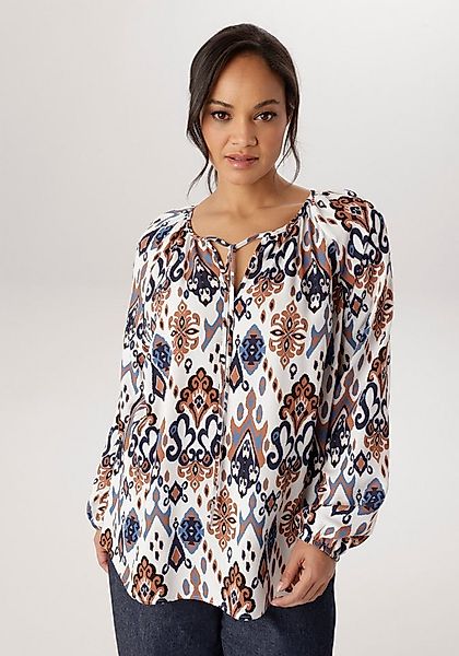 Aniston PLUS Schlupfbluse in Ethnodruck - NEUE KOLLEKTION günstig online kaufen