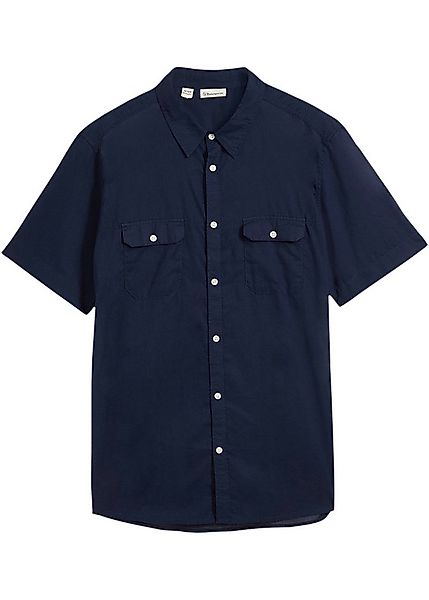 bonprix Kurzarmhemd Regular Fit, aus Baumwolle, mit Brusttaschen, Kentkrage günstig online kaufen