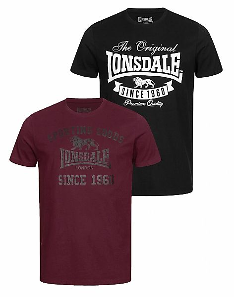Lonsdale T-Shirt "SUSSEX-TORBAY" Packung, 2er-Pack, 2 Stk. günstig online kaufen