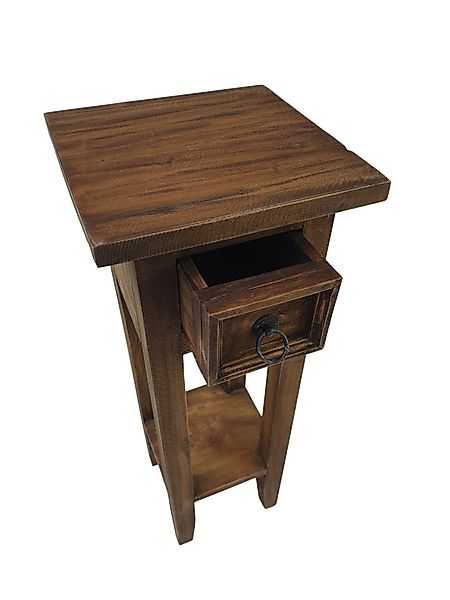 sesua Beistelltisch Beistelltisch aus Holz Natur 25x25x66 cm günstig online kaufen