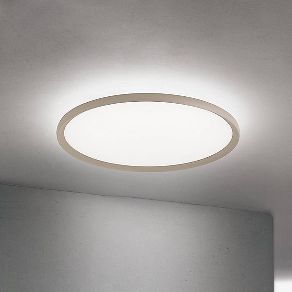 LED-Deckenlampe Kant, Ø 60 cm khaki, CCT Metall/Kunststoff günstig online kaufen